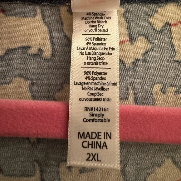 NWT LuLaRoe Pertfect Tee 2XL Blue Westy Scotty Dogs RARE - Picture 5 of 8